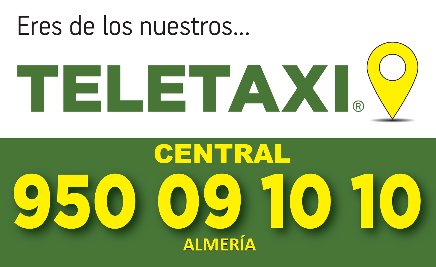 Teletaxi Almería Stadt - 950 09 10 10